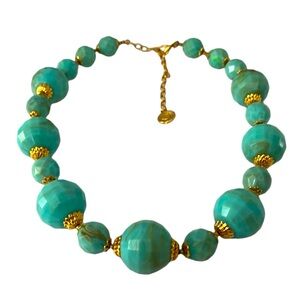 RJ Graziano Turquoise Chunky Necklace
